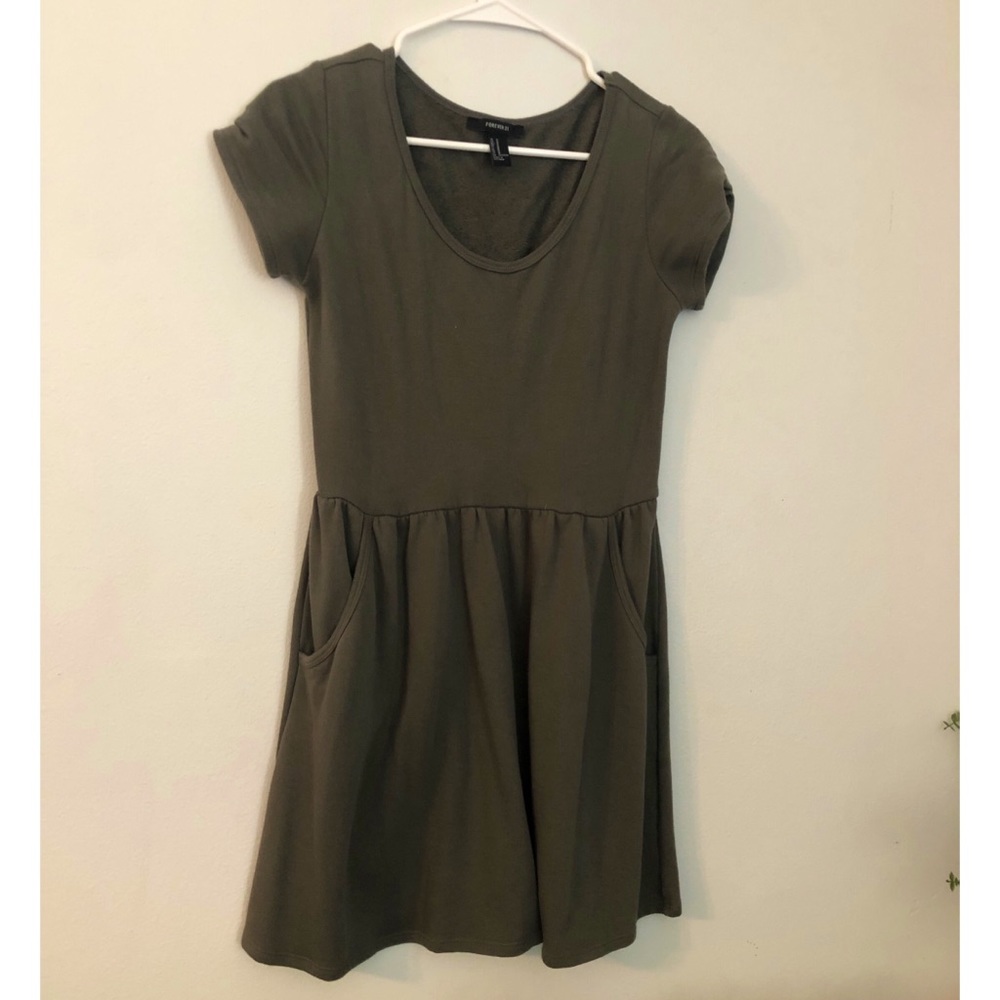 Forever 21 Olive Dress